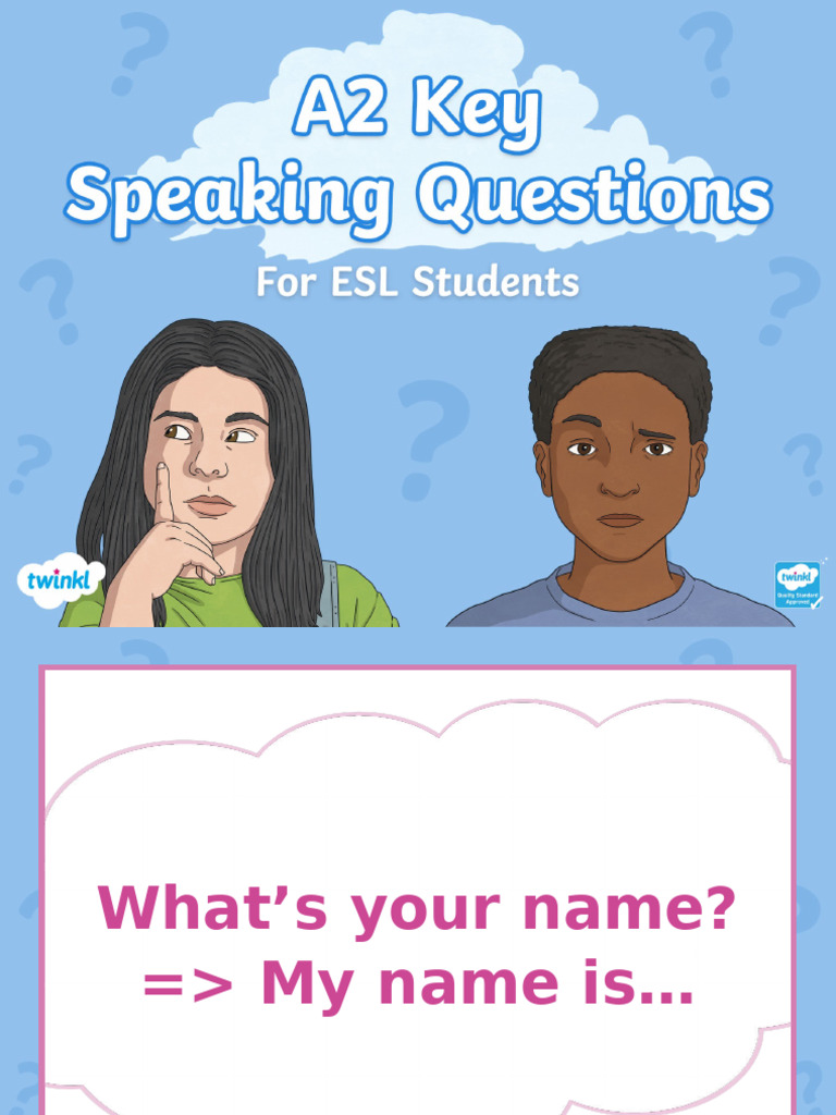Essential A2 ESL Conversation Questions | PDF