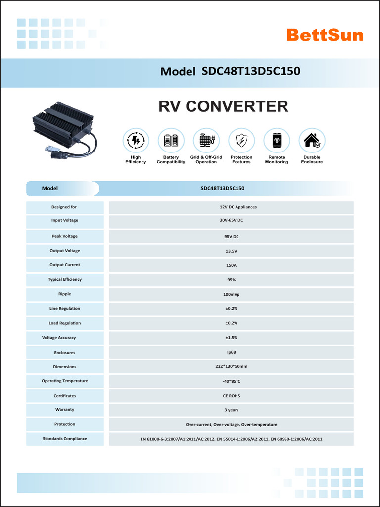 RV Converter: Model | PDF