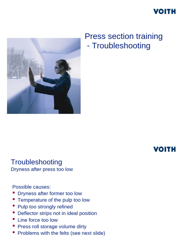 Press Section Troubleshooting Guide | PDF | Mechanical Engineering