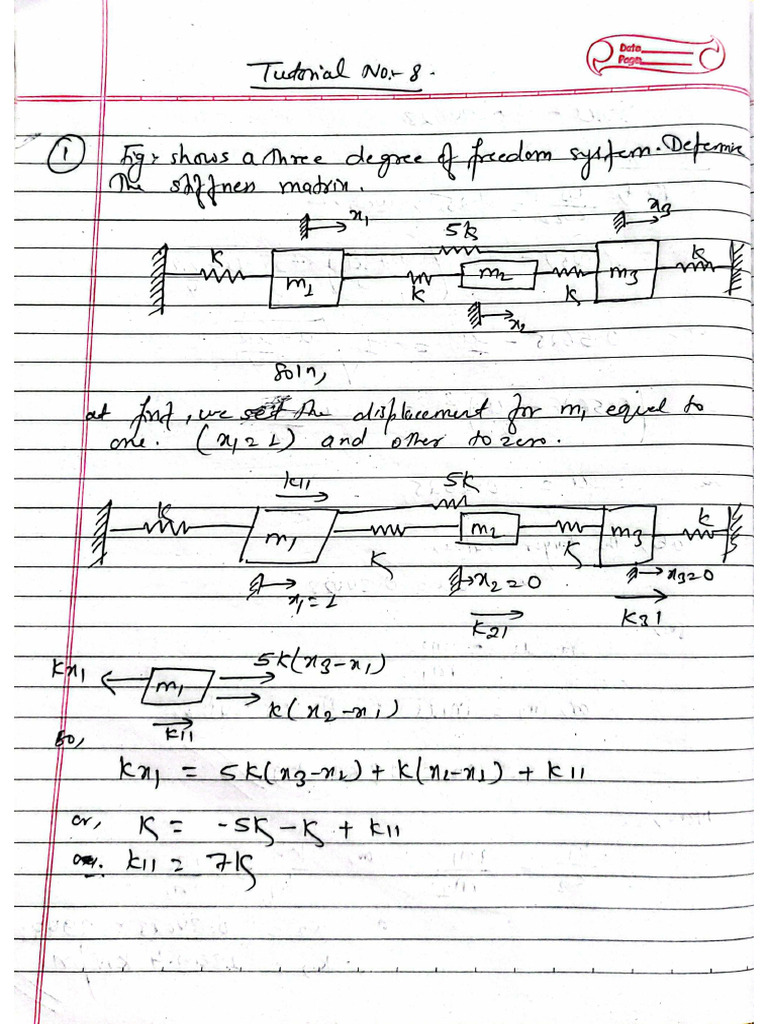 TMM-2 Tutorial 8 - Gangesh Gunjan Tutorial Solution | PDF