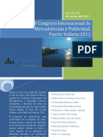XV Congreso Internacional de Mercadotecnia y Public Id Ad, Puerto Vallarta 2011.[2]