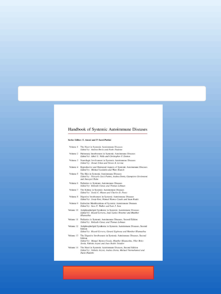 The Heart in Systemic Autoimmune Diseases Fabiola Atzeni Download | PDF ...