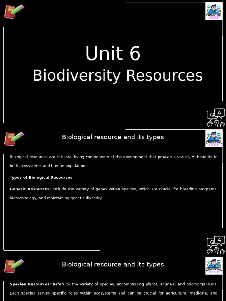 8 Biodiversity Resources | PDF | Biodiversity | Conservation Biology