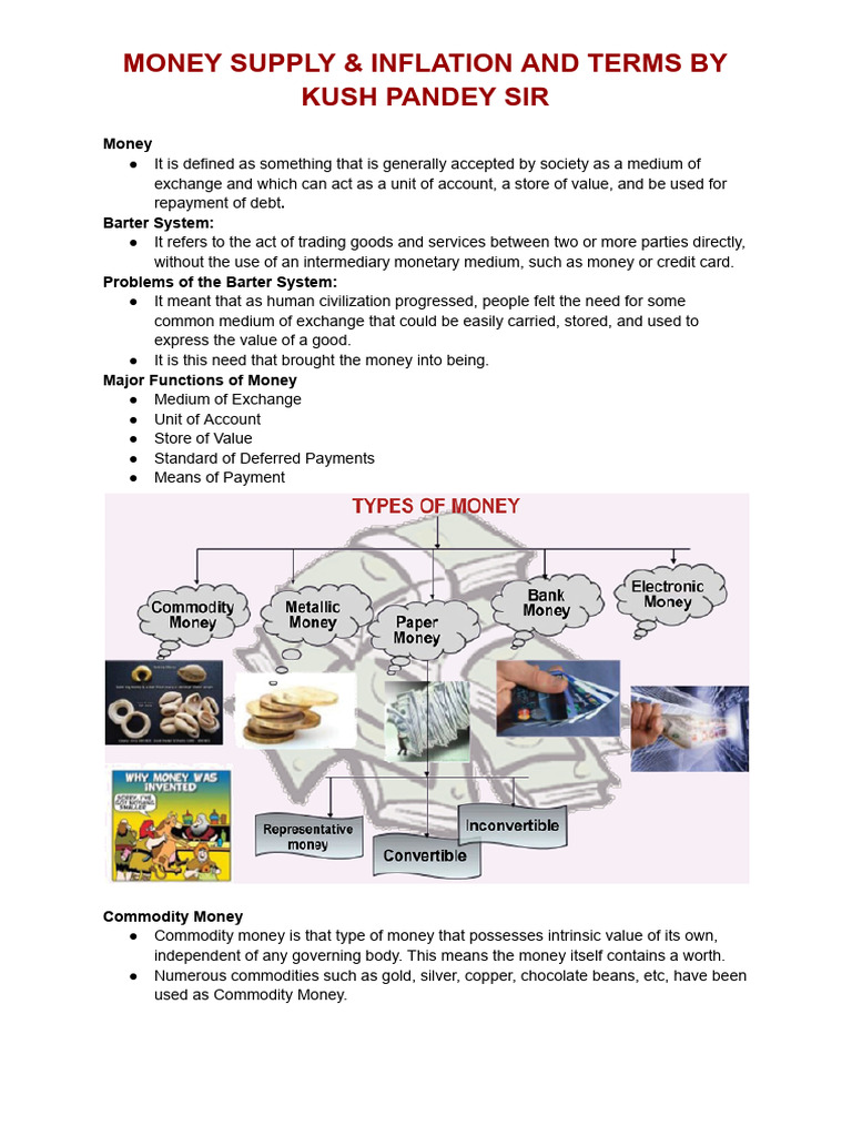 Money Supply and Inflation | PDF | Money | Inflation