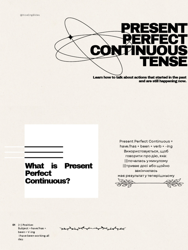 Present Perfect Continuous Explained | PDF | Linguistics | Syntax