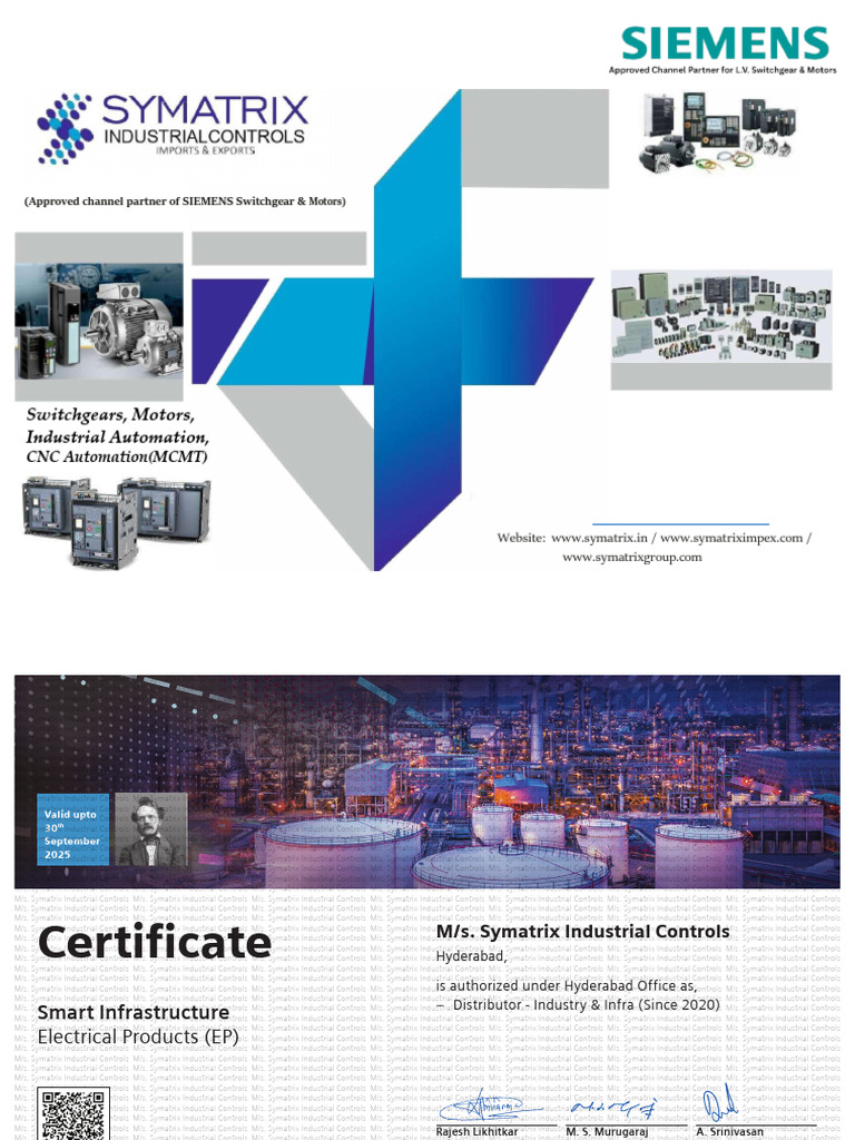 Symatrix Industrial Controls Overview | PDF | Relay | Electrical Components