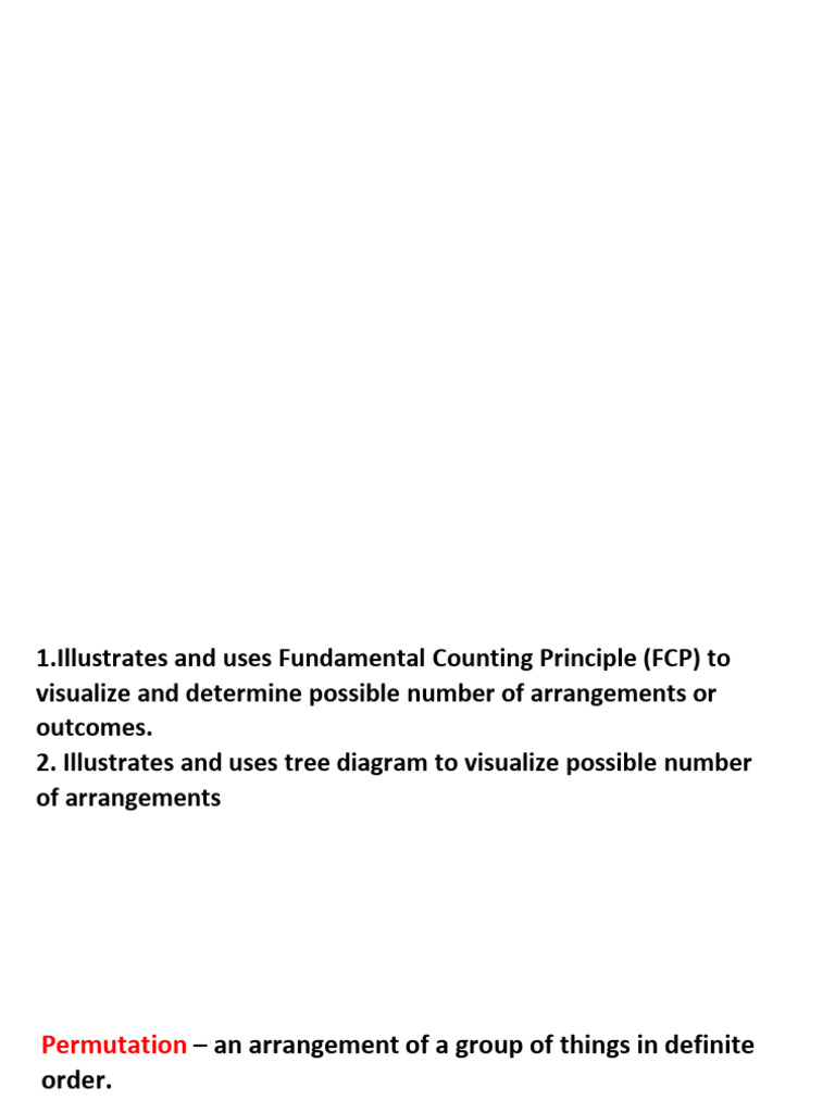 Fundamental Counting Principle FCP | PDF | Set (Mathematics ...