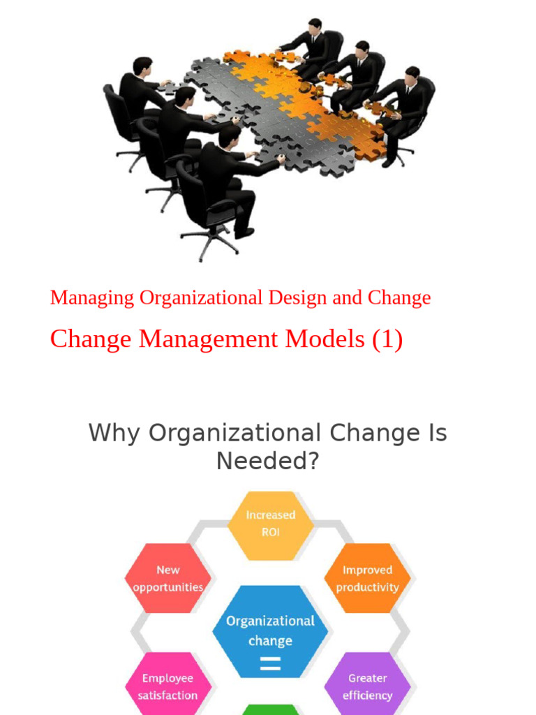 Org Change Models 1 (L) - Ed2 | PDF | Change Management | Economies