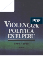 Violencia Política en El Perú 80-88 II