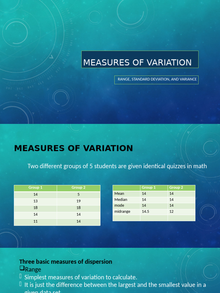Understanding Measures of Variation | PDF