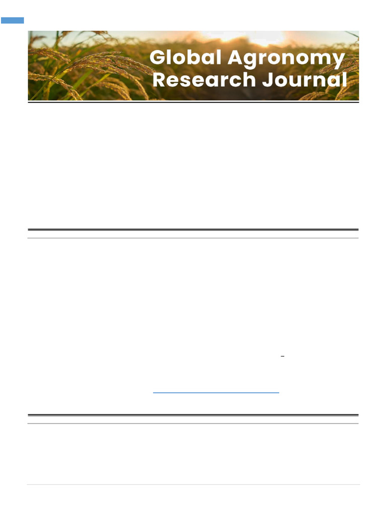Humic Acid and Summer Vegetables-GARJ-2025 | PDF | Soil | Botany