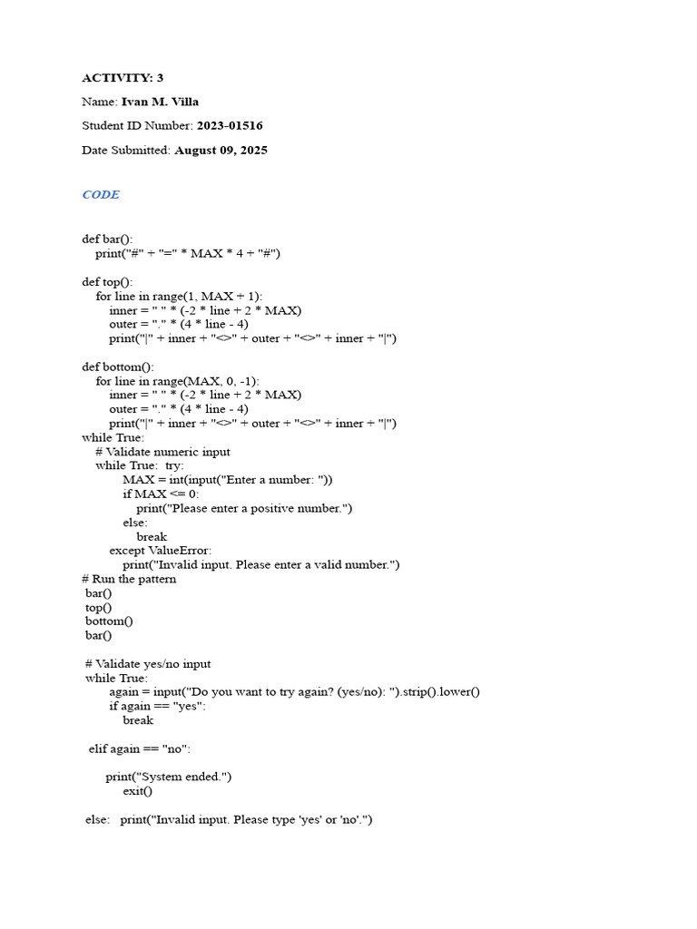 Activity 3 | PDF