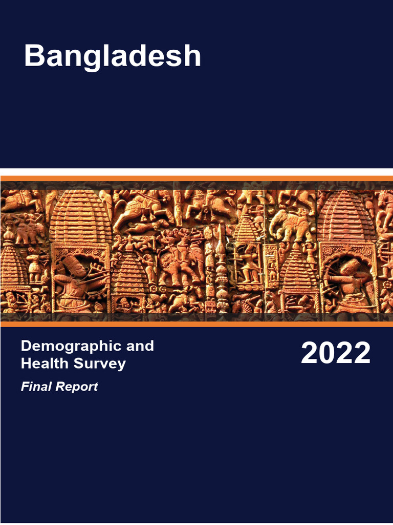 Bangladesh Demographic Health Survey 2022 | PDF | Family Planning ...