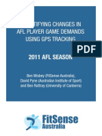 2011 Afl Gps Report