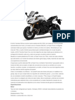 El 2012 Yamaha FZ8 Es El Primo Fuerte Vestida Del 2012 FZ8