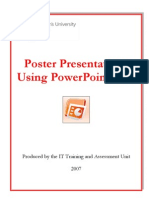 Creating Posters in Ppt 2007