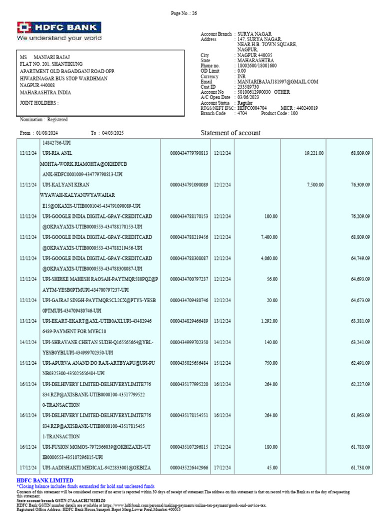 Dec 2024 | PDF | Banking | Financial Services