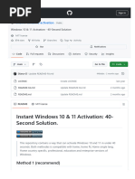 Ohook and KMS38 Activation Methods | PDF | Microsoft Windows ...
