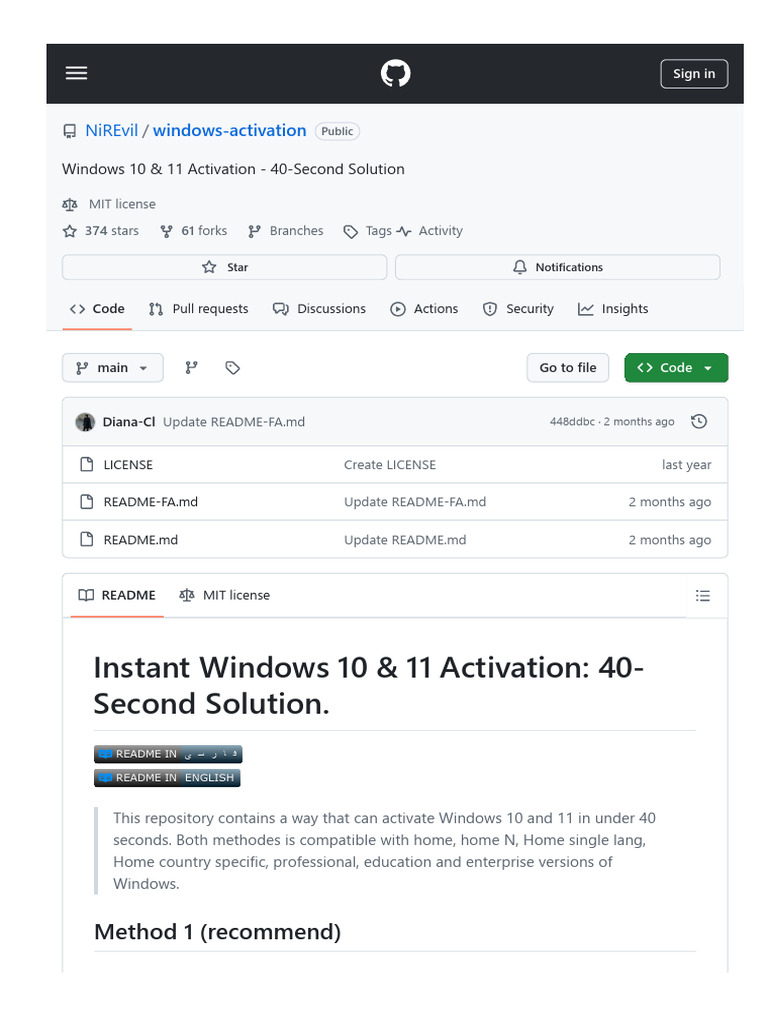 Github Com NiREvil Windows Activation... | PDF | Windows 10 | Operating ...