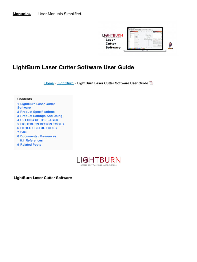 LightBurn User Guide and Tools | PDF | Bluetooth | Computing