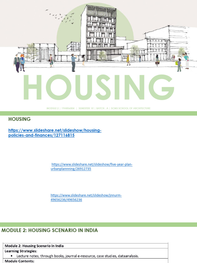 Housing Challenges and Solutions in India | PDF | Cost Of Living ...