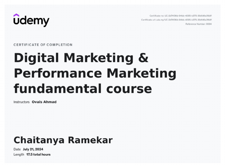 Digital Marketing & Performance Marketing Fundamental Course ...