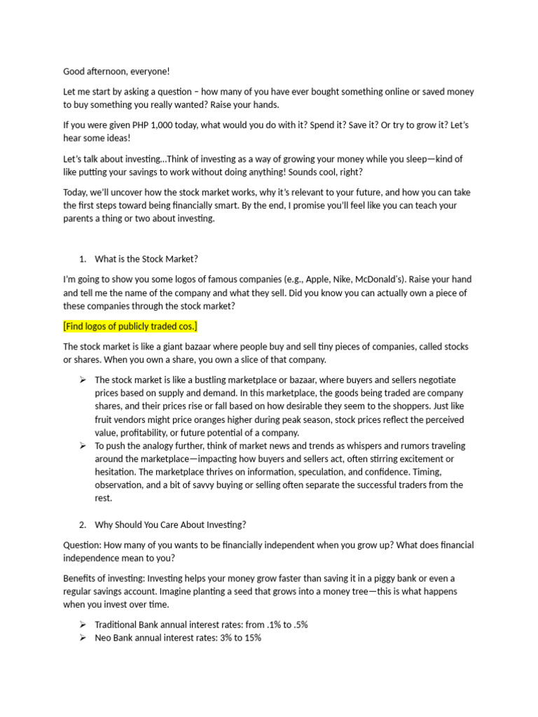 Beginner's Guide to Stock Market Investing | PDF | Investing | Stock Market