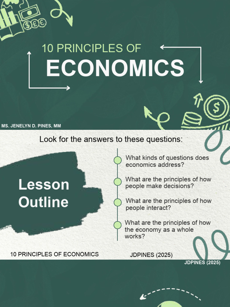 10 Principles of Economics Explained | PDF | Market (Economics) | Economics
