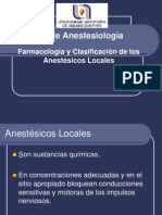 Farmacología de Anestésicos Locales