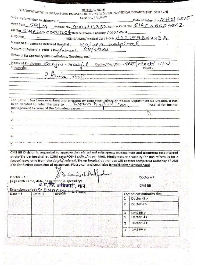 Referral Letter | PDF