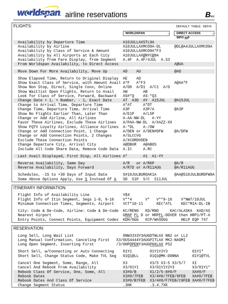 Airline Reservation System Guide | PDF | Airlines | Aviation