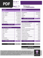 Restaurant Chart of Accounts Example | PDF | Debits And Credits | Expense