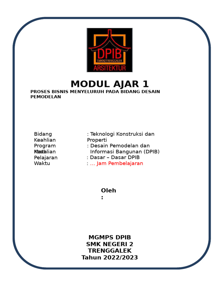 Modul Ajar Elemen 1 Dasar Dpib Proses Bisnis Menyeluruh Pada Bidang ...