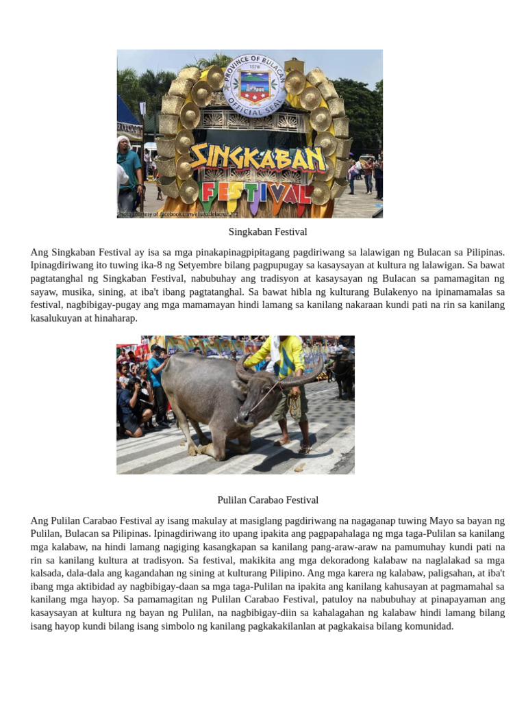 Singkaban Festival | PDF