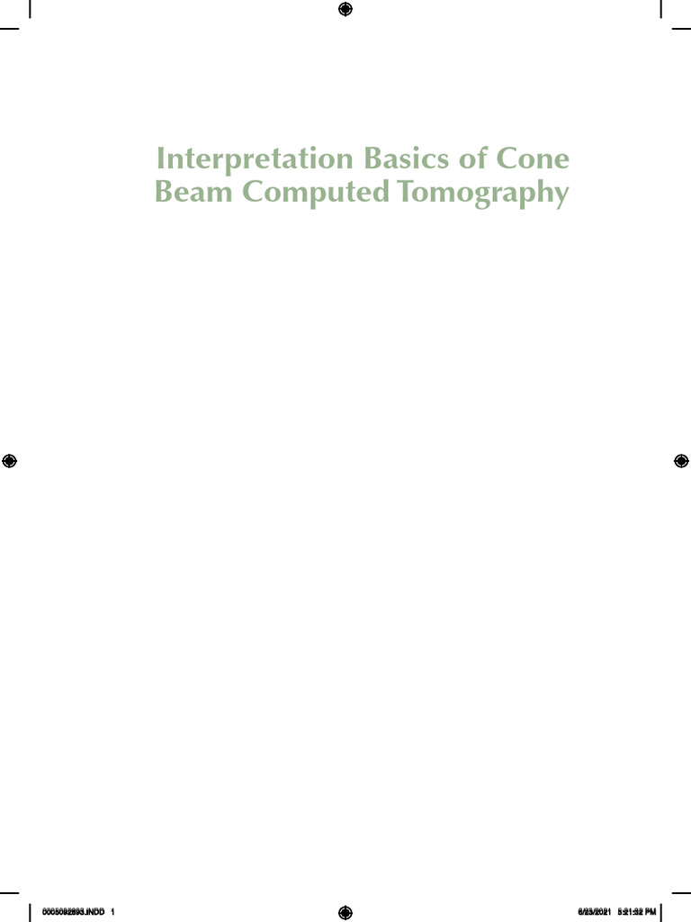 Interpretation Basics of Cone Beam Computed Tomography (2nd Edition ...