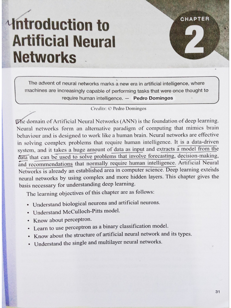 Artificial Neural Network (ANN) and Its Types | PDF