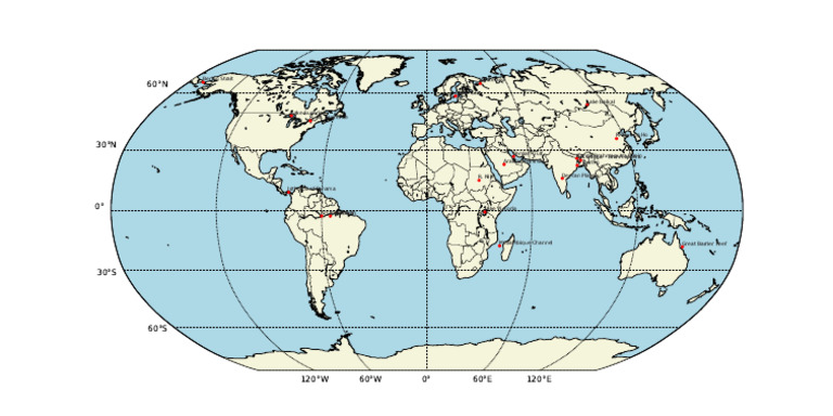 Class VII Midterm Map Marking Small | PDF