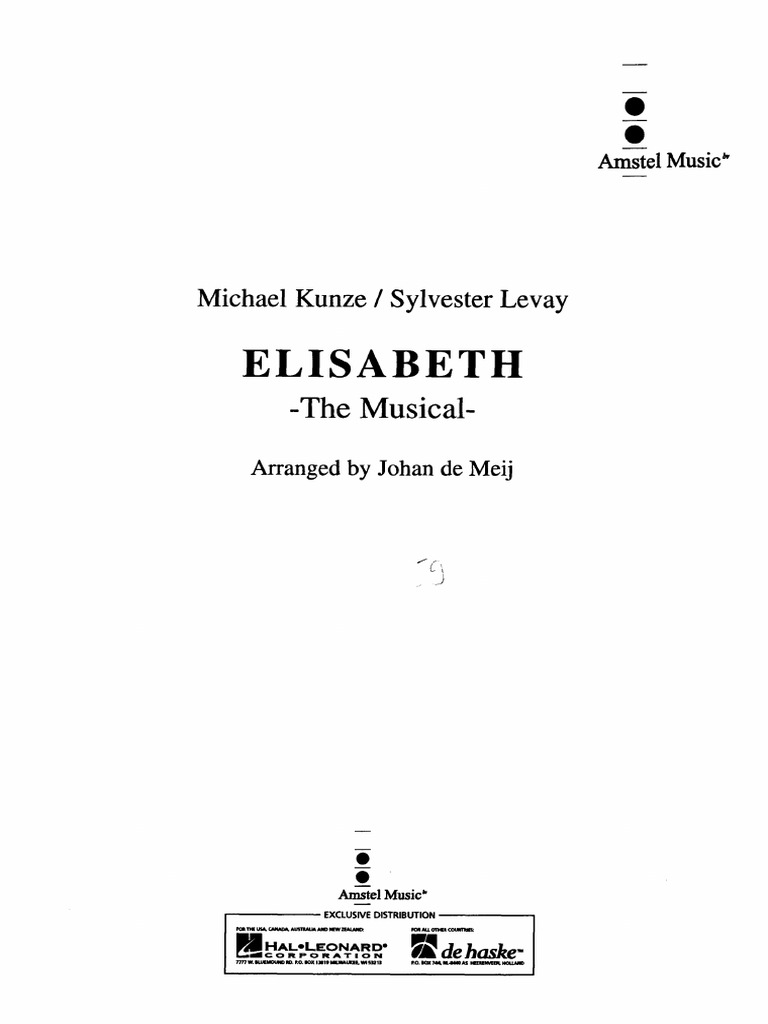 Elisabeth - The Musical - Johan de Meij - Complete | PDF