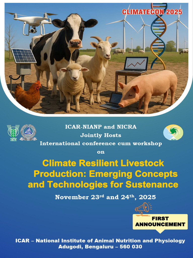Climate Resilient Livestock Conference 2025 | PDF | Climate Change ...