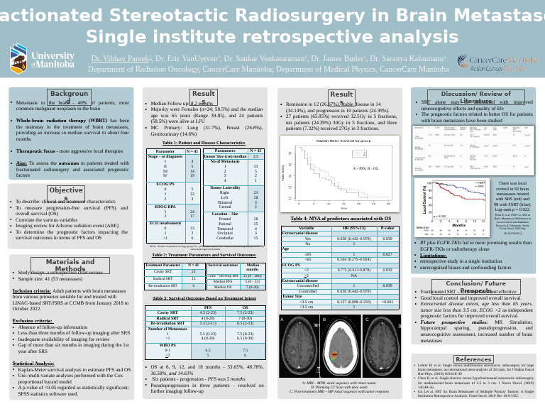 CCMB Research Day Poster | PDF | Radiation Therapy | Metastasis