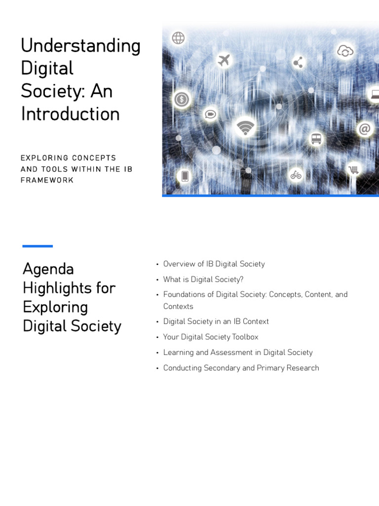 Exploring IB Digital Society Concepts | PDF | Learning | Data