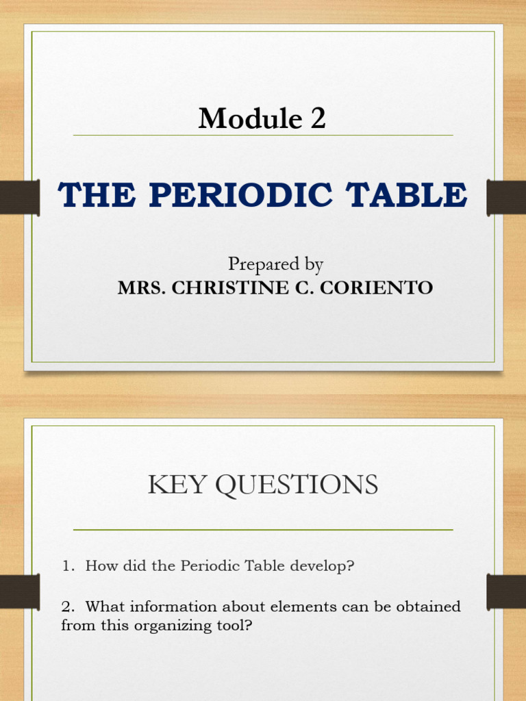 Kami Export - The Periodic Table_module2 | PDF | Periodic Table | Metals