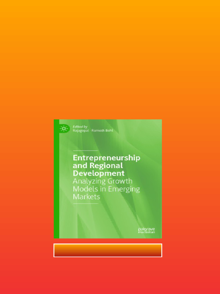 Entrepreneurship and Regional Development: Analyzing Growth Models in ...