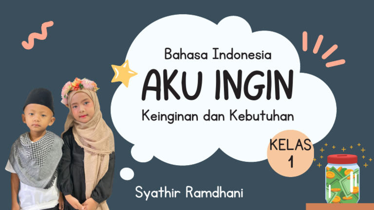 Aku Ingin Presentasi Biru Ilustratif Dan Lucu - 20250515 - 102725 ...