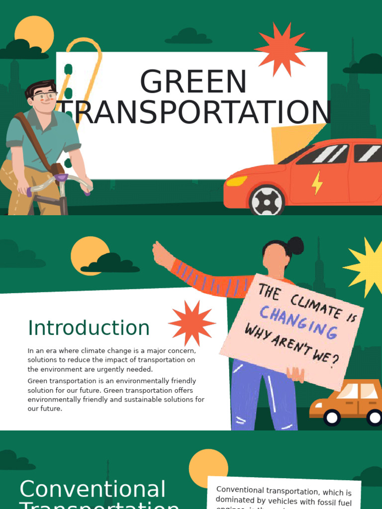 Green Transportation Solutions for Sustainability | PDF | Transport ...