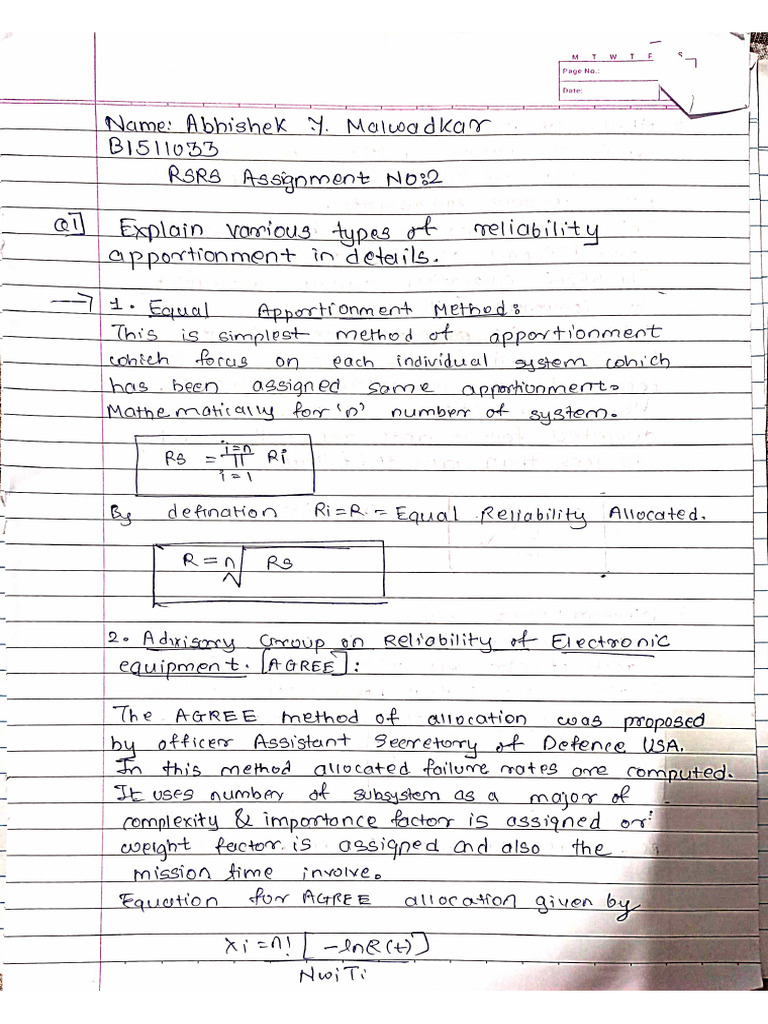 Rsrs Assignment | PDF