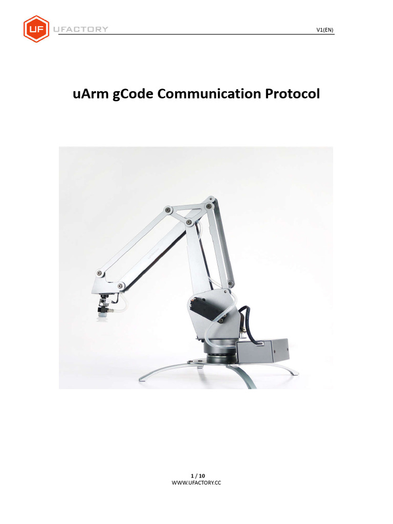 uArm gCode Communication Protocol | PDF | Data Buffer | Software ...