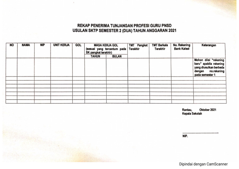 Contoh Rekap | PDF