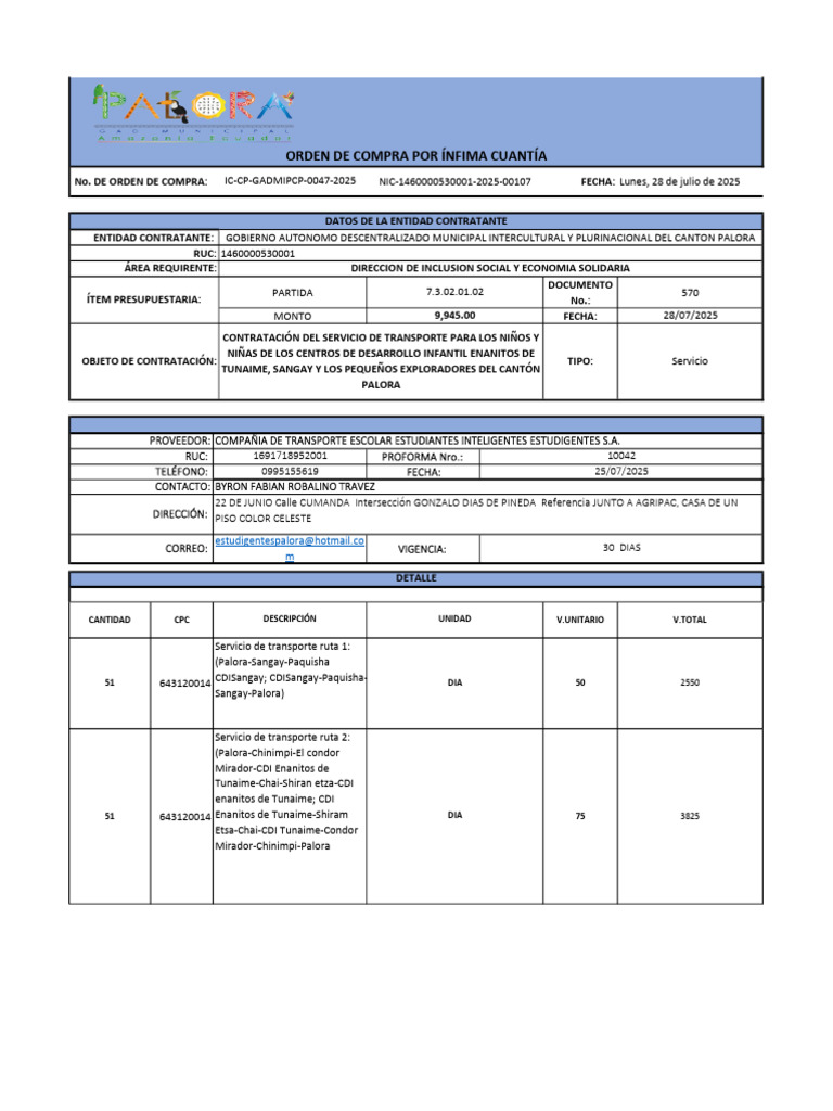 Orden de Compra 47 - Signed0532253001753754601-Signed | PDF | Multa ...
