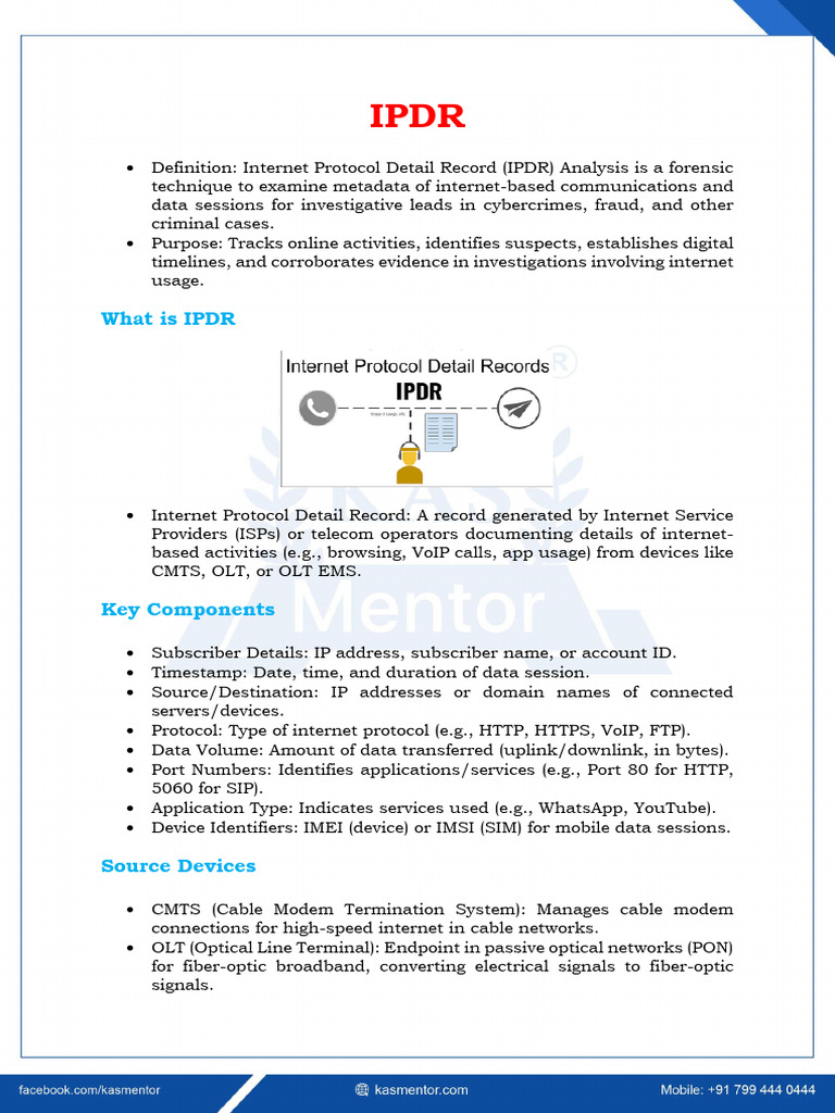 IPDR Analysis in Cybercrime Investigations | PDF | Ip Address ...